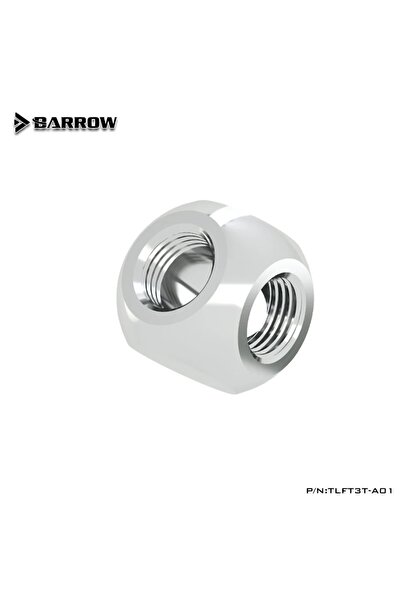 Choice1 وصلة موزع مكعب تبريد مائي من سيلفر بارو، مقاس 1/4 بوصة × 3، F-F، محول نقل