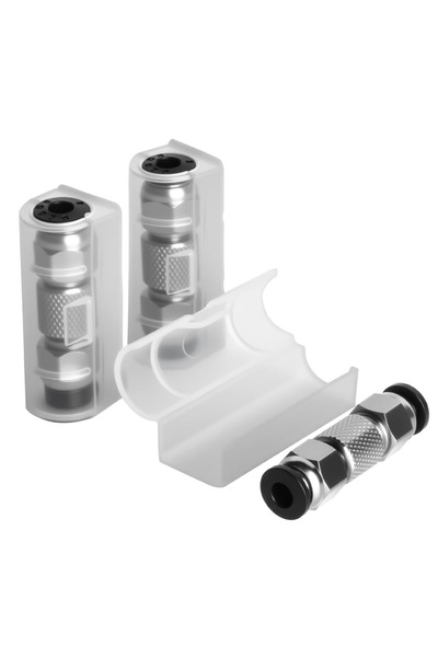 Choice1 3PCS PTFE Tube Connector Stainless Steel Bowden Coupler Compatible wi...