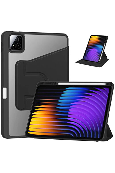 Choice mi Pad 7 11.2 black 360 Rotation Cover For Pad 7 Case 2024 with Pencil Holder Cover For Coque Pad