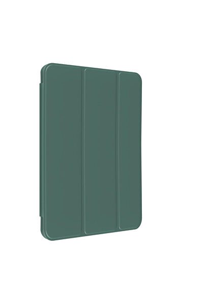 Choice جراب سيليكون ناعم لجهاز iPad 7 8 9 2019 2020 2021 من البولي يوريثان بلون أخضر غامق لجهاز iPad 10.2 الجيل السابع والثامن والتاسع