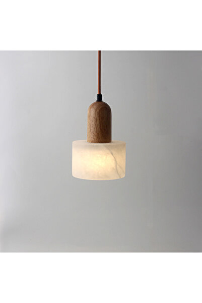 Choice ثريا جديدة لغرفة النوم الرئيسية من الرخام باللون الأصفر الفاتح بتصميم صيني عتيق ونمط Wabi-Sabi المتقدم