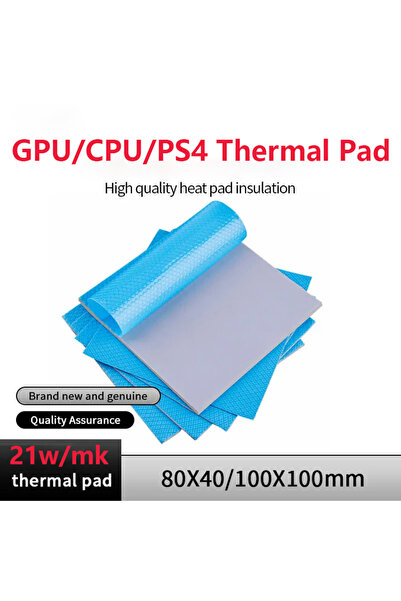 Choice5 1.0mm 21W 40x80mm 21W/ Gpu Cpu Thermal Pad Radiator Cooling Conductiv...