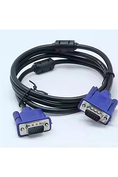 Choice 1.5m Black VGA To VGA Cable 15 Pin Male To Male Extension Converter Connector for Computer Monitor P