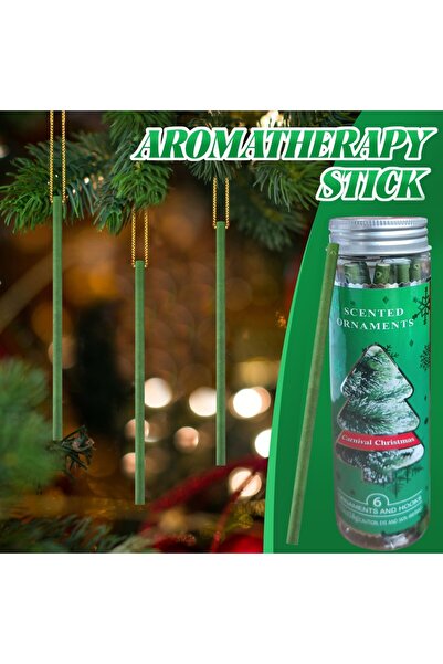 Choice green Pine wood scented aromatherapy stick with hook for home aromathe...
