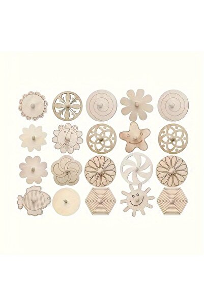 Choice مجموعة واحدة من أدوات صنع البلبل الخشبي الدوار، للرسم والحرف اليدوية ب...