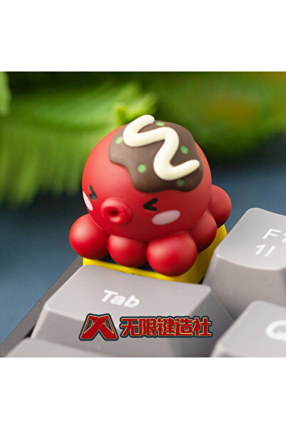 Choice Takoyaki Original Octopus Burning Theme Keyboard Mechanical Keyboard R...