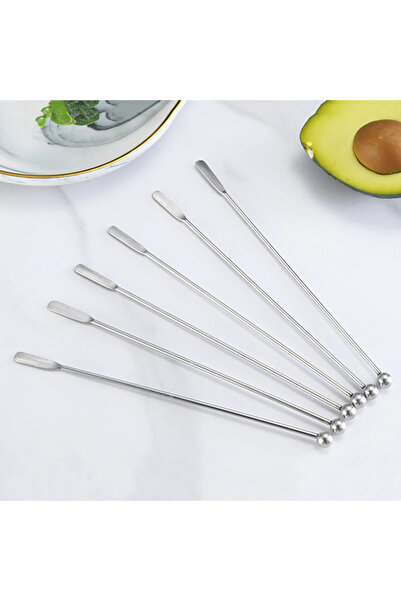 Choice 6 قطع فضية من الفولاذ المقاوم للصدأ 304، أعواد فاكهة، أعواد أسنان لحفل...