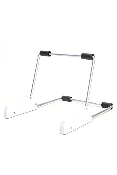 Choice حامل جهاز لوحي أبيض قابل للتعديل، قطعة واحدة، مرن للغاية، دعم ثابت مع ...