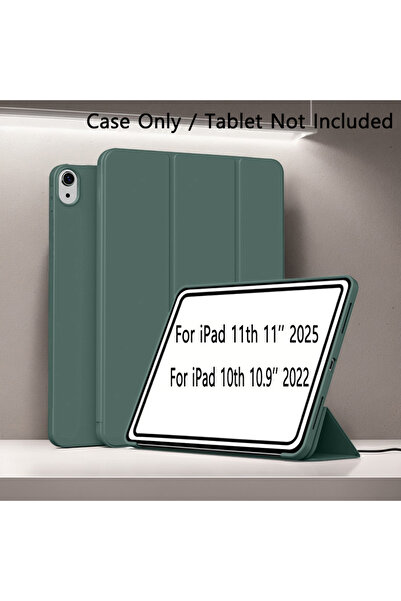 Choice iPad 10th 11th Gen Dark Green Magnetic Case for iPad (A16) 11 2025 11t...