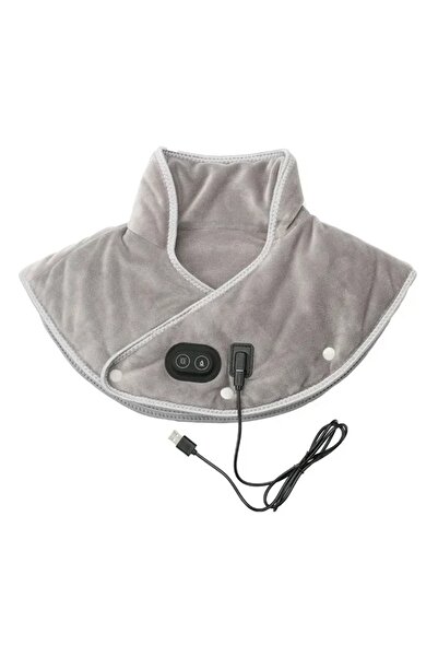 Choice وسادة تدفئة كهربائية رمادية للتدليك الحراري للرقبة والكتف وشال شتوي سريع التدفئة بطانية ماسا مدفأة