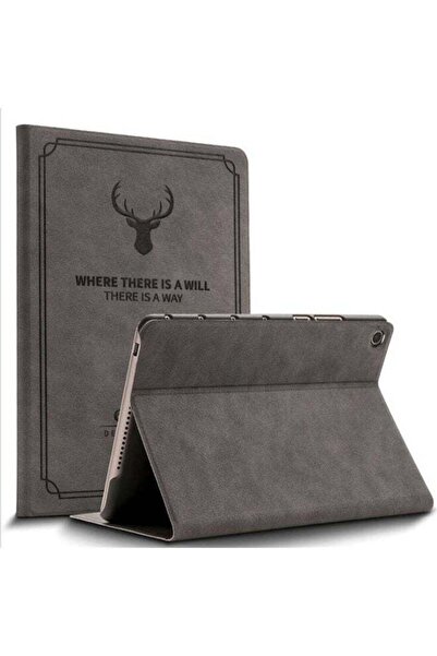 LUCKY Huawei Matepad Pro Elk Flip Flat Protective Cover Grey