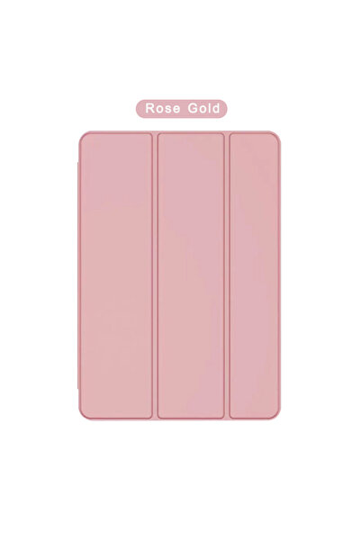 Choice غطاء حماية قلاب لجهاز Tab A8 2021 مقاس 10.5 بوصة باللون الذهبي الوردي، متوافق مع طراز SM-X200 X