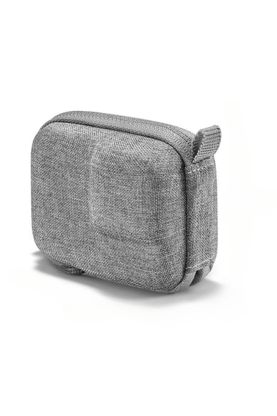 Choice حقيبة حمل صلبة باللون الرمادي لكاميرا Gopro Hero 12 11 10 9 Harf Wrapped EVA Mini Shell Bag Box Camera A