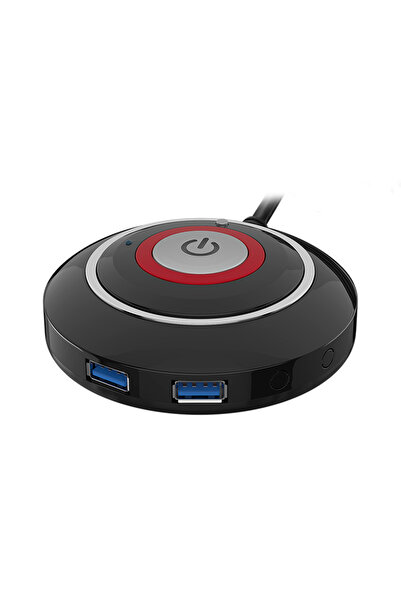 Choice زر تشغيل سطح المكتب X1-2 من TEUCER مع منفذي USB للصوت، زر تشغيل خارجي ...