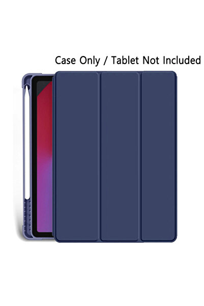 Choice حافظة قلم رصاص باللون الأزرق البحري لأجهزة iPad 7 و8 و9 و10.2 و10.5 و5 و6 و7 و8 و9th Generation Air 1 و2