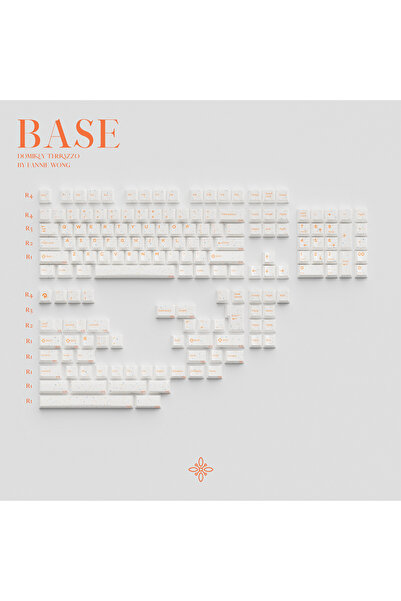 Choice قاعدة تيرازو x1 من Fennie x Domikey، غطاء مفاتيح تيرازو بتصميم كرزي، مجموعة ABS Doubleshots للوحة المفاتيح Ra