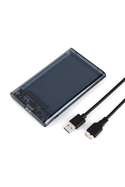 Choice SATA 6 Gbps Black Transparent HDD Case Caddy Box HDD Enclosure 2.5 SSD SATA To USB 3.0 Adapter Exte