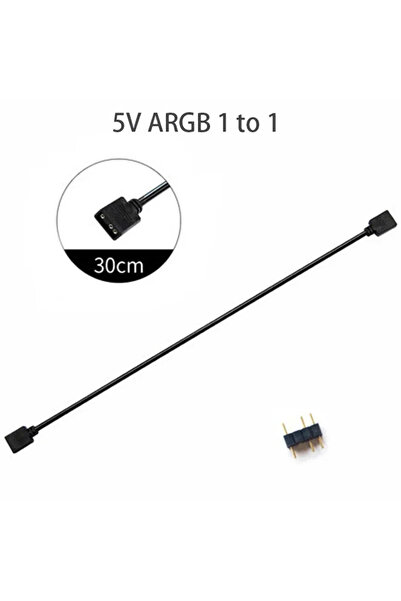 Choice كابل مزامنة RGB 5 فولت 1 إلى 1 12 فولت 4 سنون للوحة الأم، خط تمديد ARGB 5 فولت 3 سنون 1 إلى 2/3/4/5 طرق