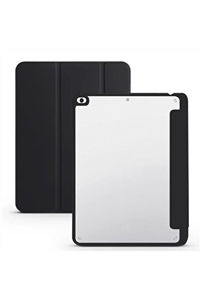 Choice غطاء تابلت YKL أسود قابل للطي لجهاز iPad Air 1/2 9.7 بوصة 2017 2018 ال...