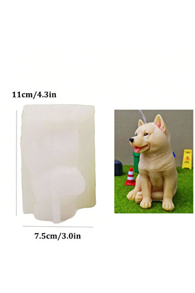 Choice قالب شمعة شيبا إينو ثلاثي الأبعاد مصنوع يدويًا من الجبس العطري للكلاب ...