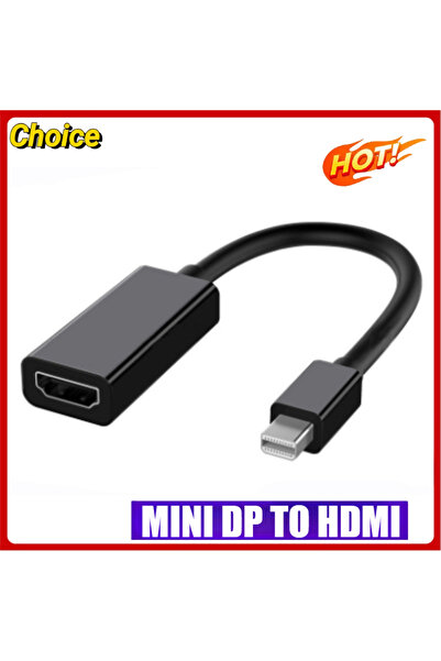 Choice المنتج B محول Thunderbolt Mini DP إلى HDMI متوافق مع Black، ذكر إلى أن...
