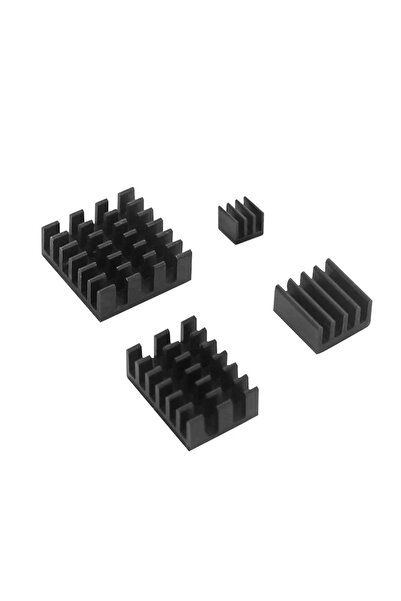 Choice1 4 قطع سوداء 4 قطع/5 قطع لراسبيري باي 2/3/4 3B+4B مشتت حراري من الألومنيوم فضي ذهبي أزرق أسود