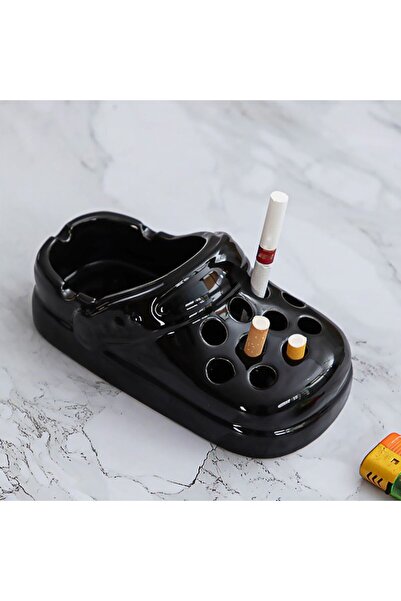 Choice black Cave Shoes Ceramic Ashtray Office High Beauty Cute Living Room H...