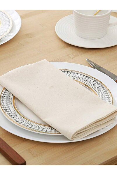 Choice مناديل كتان صفراء فاتحة، 10 قطع، مقاس 45×45 سم، لتزيين الطاولة، منشفة ...