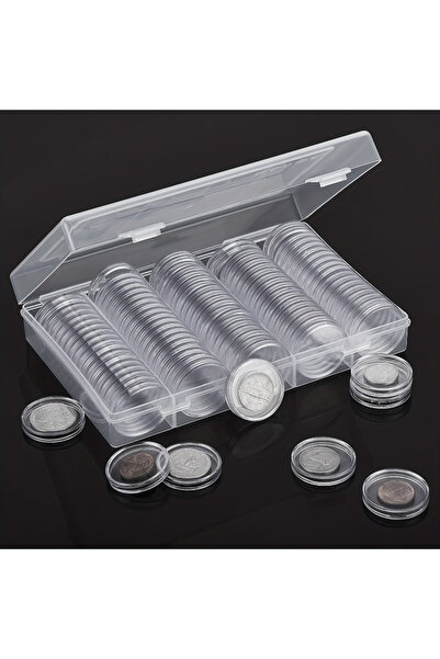 Choice صناديق عملات معدنية B7427A مقاس 100 × 27 مم، صناديق تخزين عملات معدنية...