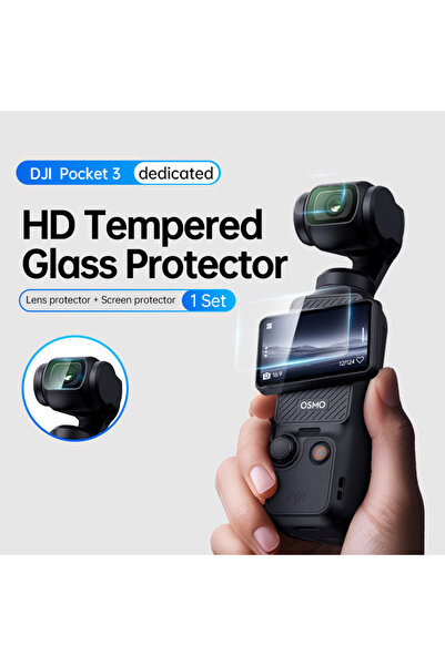 Choice مجموعة واحدة من فلاتر Llano لكاميرا DJI Osmo Pocket 3 Motion 3 في 1 (CPL + 1/4 Black Mist + ND2-32) UV