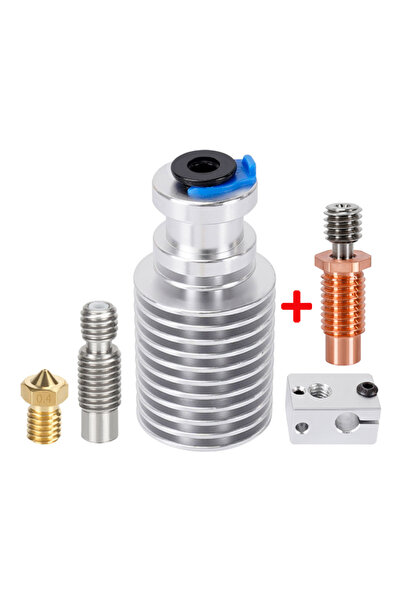 Choice V6 hotend Bimetal E3D V6 Hotend +Bimetal heatbreak for v6 Prusa voron Remote Short Direct Heat Sink