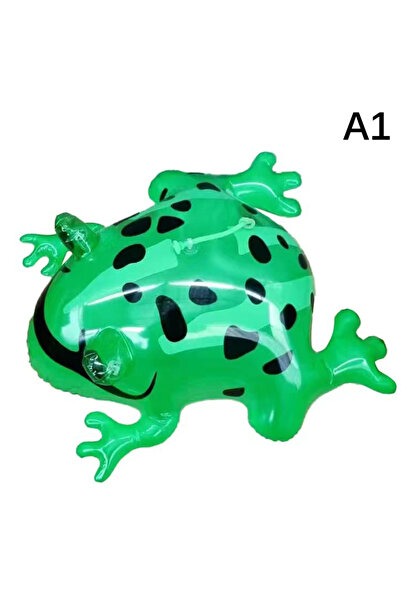 Choice لعبة حيوان الغابة المتوهجة القابلة للنفخ على شكل ضفدع أخضر نطاط A1 هدي...