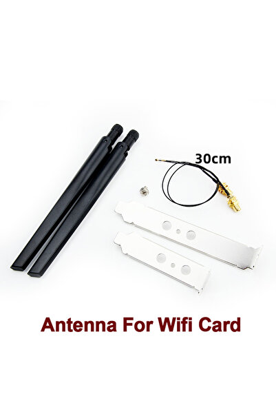 Choice Beige External Antenna Set 6DBi RP-SMA With MHF4 Extension Cable 2.4GHz 5GHz Dual Band For M.2 WiFi