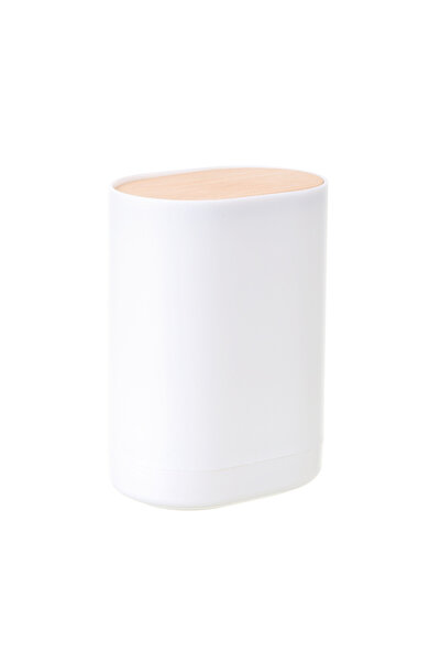 Choice حامل أعواد الأسنان على شكل بيضاوي، صندوق أعواد قطنية، منظم متعدد الأقسام، إبداعي، تلقائي، منبثق