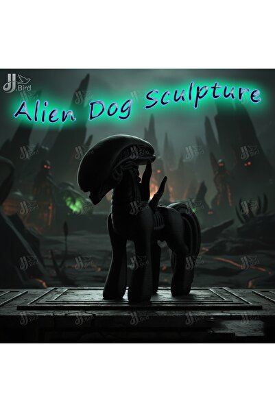 Choice تمثال اندماجي غريب لمهر فضائي، وإعادة بناء غريبة لرأس فضائي و