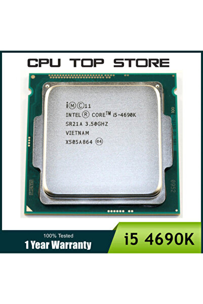 Intel Core CPU i5 4690K 3.5GHz 6MB Quad-Core SR21A Socket A 1150 Processor