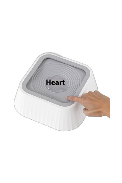 Choice نافورة مياه بيضاء للحيوانات الأليفة مع أطباق عائمة، وعاء ماء للكلاب لا...