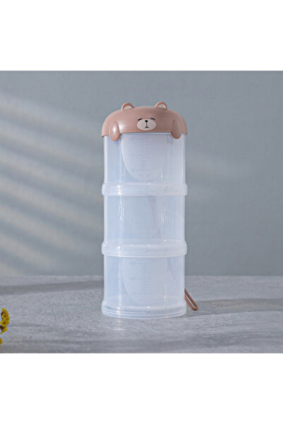 Choice حاوية تخزين طعام الحيوانات الأليفة ثلاثية الطبقات من القهوة، خزان توزي...