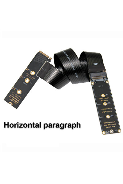 Choice Transverse NGFF M.2 M-KEY NVME PCIE Extension Cable And Riser Card PCI-Express 4/3.0 x4 M Key Extend