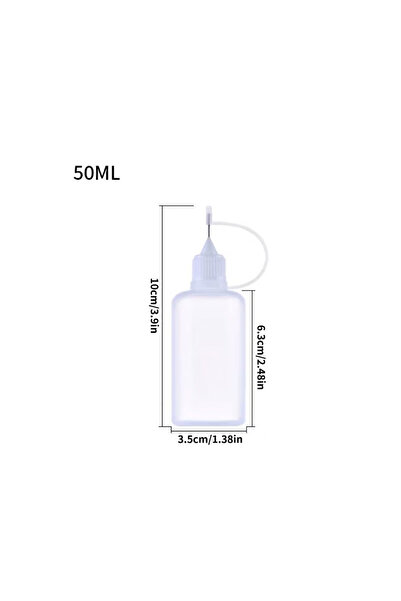 Choice 5PSC 50ML 5PCS Needle Tube Dispenser Soft Bottle Body Can Be Extruded ...