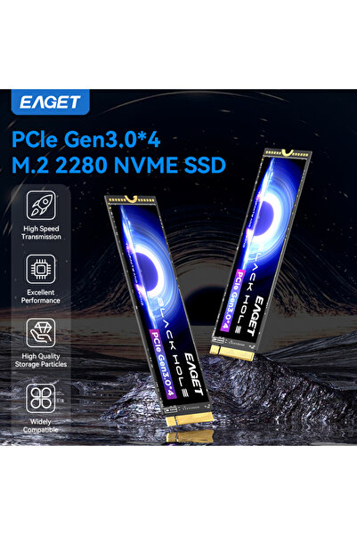 Choice محرك أقراص صلبة داخلي SSD NVMe M.2 2280 PCIe 3.0x4 بسعة 256 جيجابايت و512 جيجابايت و1 تيرابايت من نوع SSD من Eaget بسرعة 3500 ميجابايت/ثانية