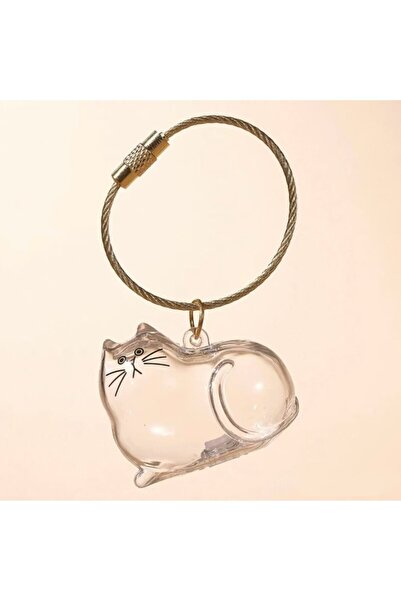 Choice3 صندوق تخزين شعر القطط الشفاف مع سحر Gacha Cat Hair Storage Capsule تذ...