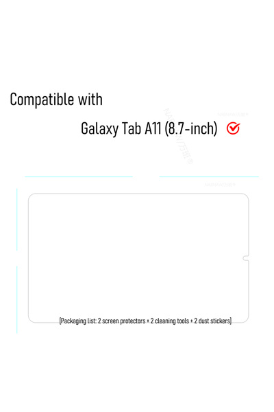 Choice 2P- Tab A11 For Tab A11 Full HD Tempered Glass Film Screen Protector O...