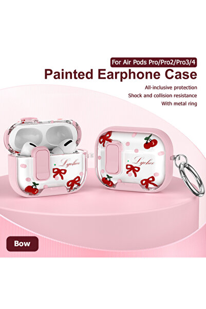 Choice حافظة سماعة أذن لاسلكية بلوتوث من الكريستال الشفاف لأجهزة AirPods 4 XFDZ0062451 لأجهزة AirPods 4 Pro 2 3