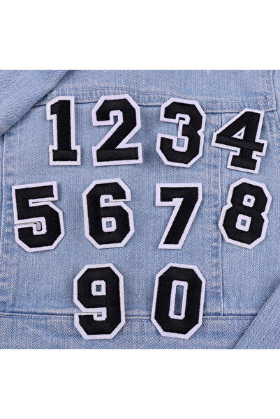Choice4 Antique Zinc 10PCS 0-9 Number Clothing Accessories DIY Number Embroid...