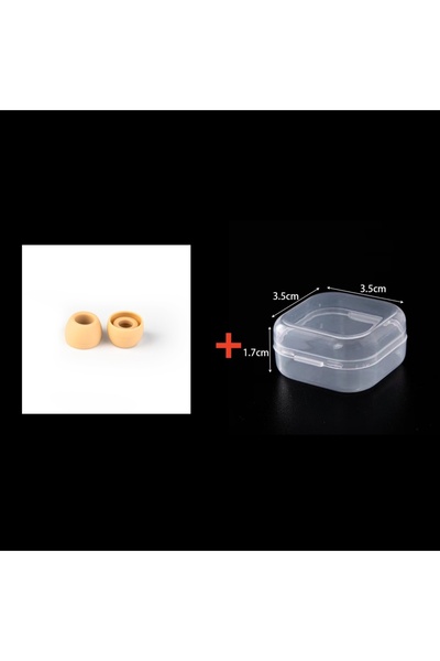 Choice سماعات أذن سلكية XS KBEAR باللون البني مع أطراف أذن من السيليكون آمنة ...