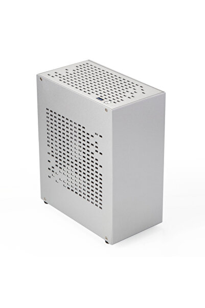 Choice Silver Desktop Case MINI ITX Case Aluminium Mini-ITX Desktop Bagpack Computer Case Compatible with
