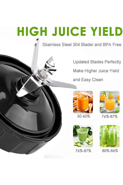 Choice شفرة مكونة من 7 زعانف لخلاط Ninja Blender Auto iQ BL450-30 BL642-30 BL...