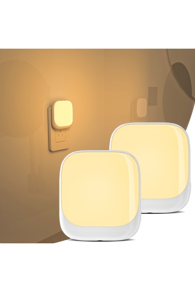 Choice قابس الاتحاد الأوروبي قطعتان، قابس واحد/قطعتان، مصابيح ليلية، مصباح ليلي، مصباح ليلي، مصباح ليلي، مستشعر من الغسق إلى الفجر، مصباح LED ليلي