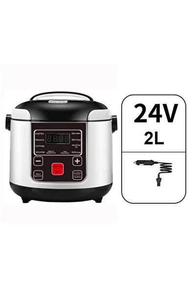 Choice 24 فولت - 2 لتر طباخ أرز صغير 12 فولت 24 فولت سيارة شاحنة آلة طهي الحس...